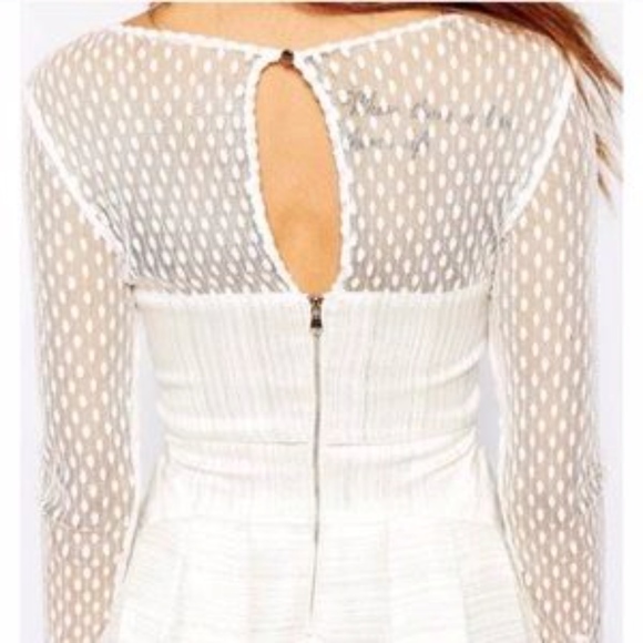 Mesh White/Silver Dress Bought From ASOS - Picture 2 of 6